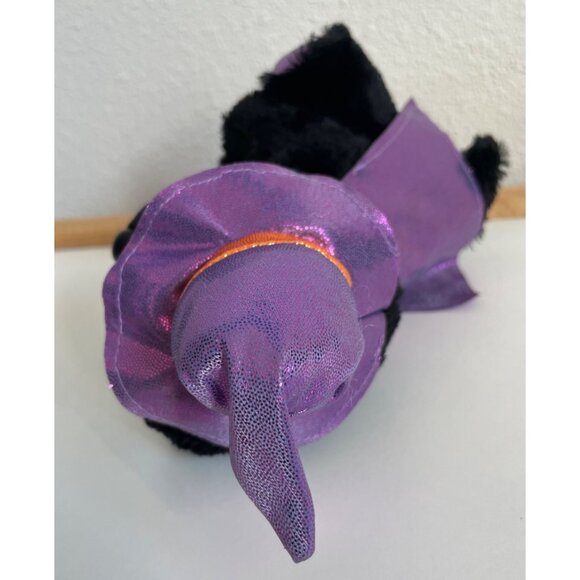 Poopchis Friends Trixee Halloween Black Cat Witch Hat Purple 7" Plush Stuffed An - Picture 6 of 9